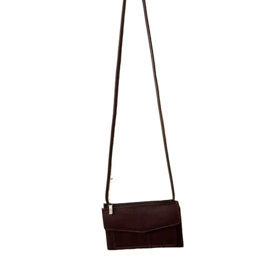 Fossil Leather Crossbody Wallet Bag